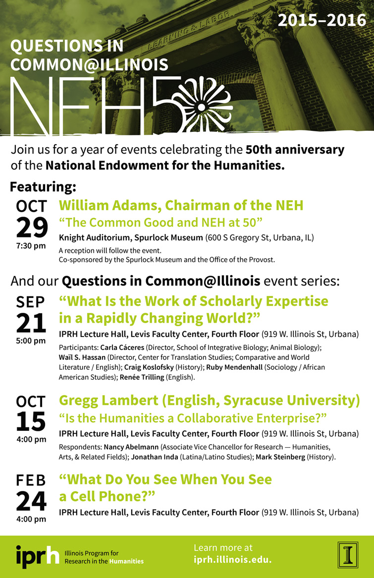 NEH 50 Event Poster