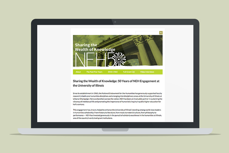 NEH 50 Online Exhibition Design